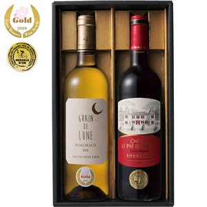 【父の日】フランスボルドー金賞受賞紅白ワインセット