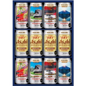 ＜アサヒ＞スーパードライジャパンスペシャル世界遺産デザイン缶ギフトセット