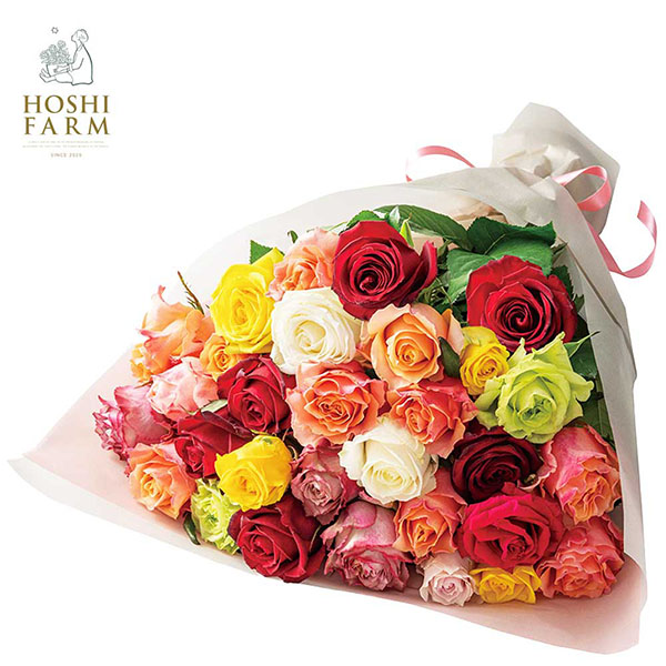 ホシファーム バラ花束 ミックス ３０本 Seiyuドットコム ギフト館