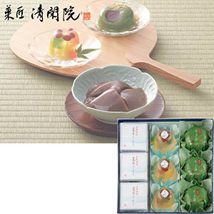 ＜菓匠 清閑院＞吉野本葛 葛水ようかん詰合せ