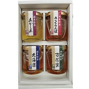 ＜金市商店＞花々の蜂蜜食べ比べセット