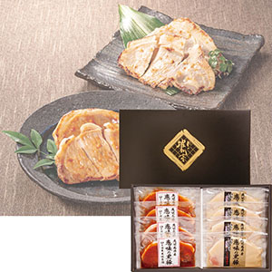 鹿児島県産　恵味の黒豚ロース生姜焼き・味噌漬け[yd70]