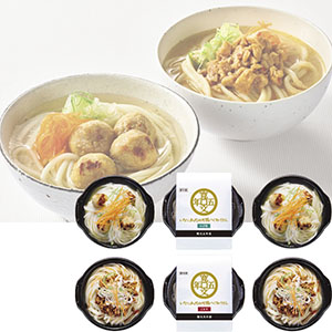 ＜寛文五年堂＞いなにわ比内地鶏つくねうどん詰合せ