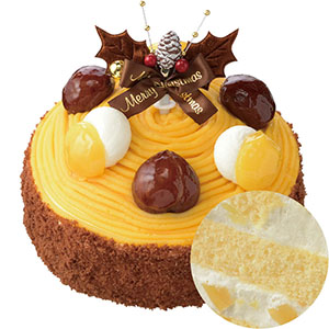＜銀座コージーコーナー＞クリスマスモンブラン(5号)【クリスマス】