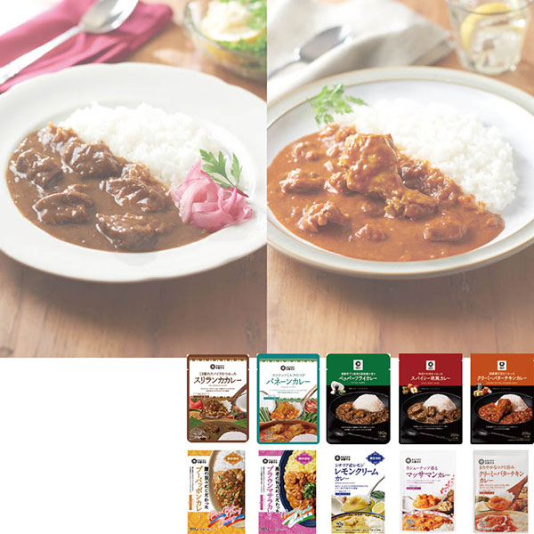 ＜みなさまのお墨付き＞世界を味わうカレー ご褒美セット（12点入）