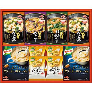 ＜味の素＞「具たっぷり味噌汁」＆「クノール」スープギフト