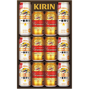 ＜キリン＞一番搾り生ビール・一番搾りプレミアム飲みくらべセット