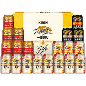 ＜キリン＞一番搾り３種飲みくらべセット　プレミアム・黒ビール入り