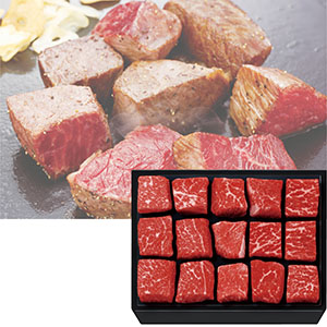 鹿児島県産 黒毛和牛ももひとくちステーキ