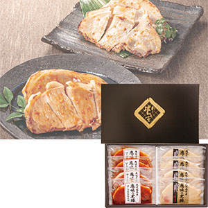 鹿児島県産　恵味の黒豚ロース生姜焼き用・味噌漬け[yd70]