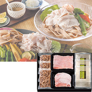 高円寺さぬきや監修 鹿児島もち豚冷しゃぶ＆うどんセット