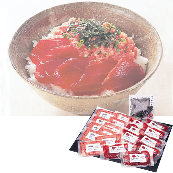 ＜神奈川県漁連＞三崎港直送まぐろ丼の具セット