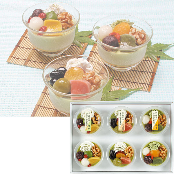 ＜京・料亭わらびの里＞京料亭の宇治抹茶水菓子