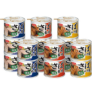 ＜ニッスイ＞さば缶詰合せ
