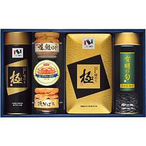 ＜ニコニコのり＞海苔・缶瓶・お茶漬け詰合せ