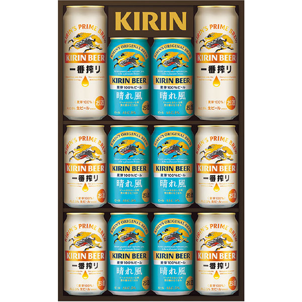 ＜キリン＞一番搾り生ビール・キリンビール晴れ風2種セット