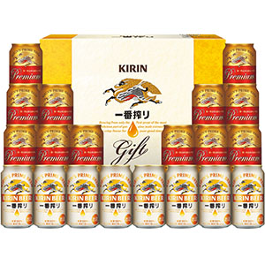 ＜キリン＞一番搾り生ビール・一番搾りプレミアム飲みくらべセット