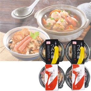 ＜小樽海洋水産＞つみれ鍋と海鮮おこわセット