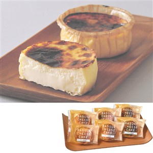 ＜みれい菓＞バスクチーズケーキセット