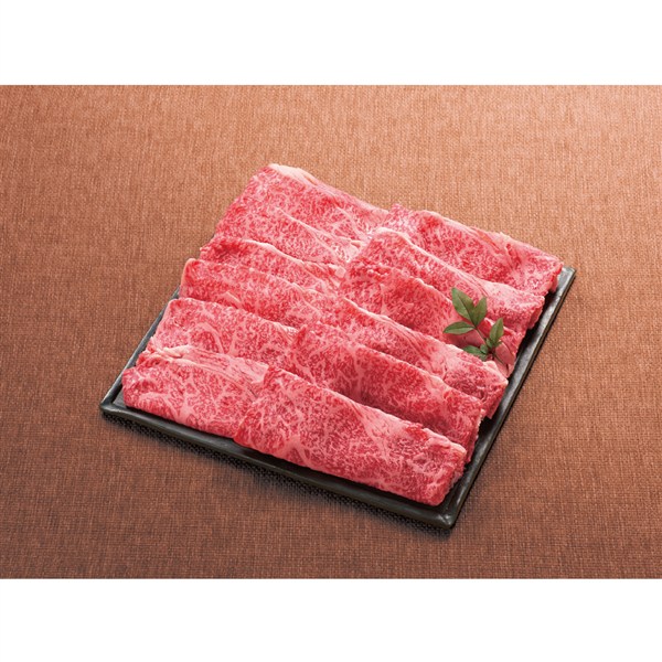 前沢牛 肩スライスすき焼き用