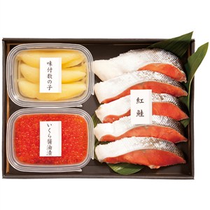 ＜北海道海産＞紅鮭・魚卵詰合せ