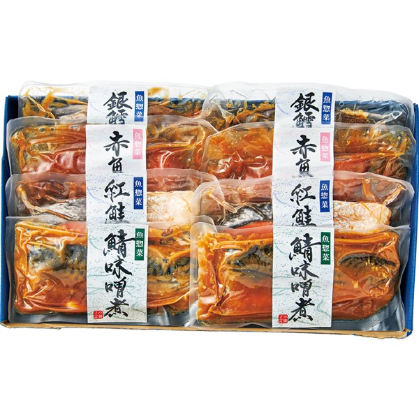 ＜小樽フーズ＞煮魚・焼魚セット4種8切