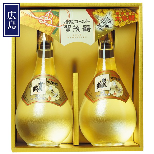 ＜賀茂鶴＞大吟醸特製ゴールド賀茂鶴