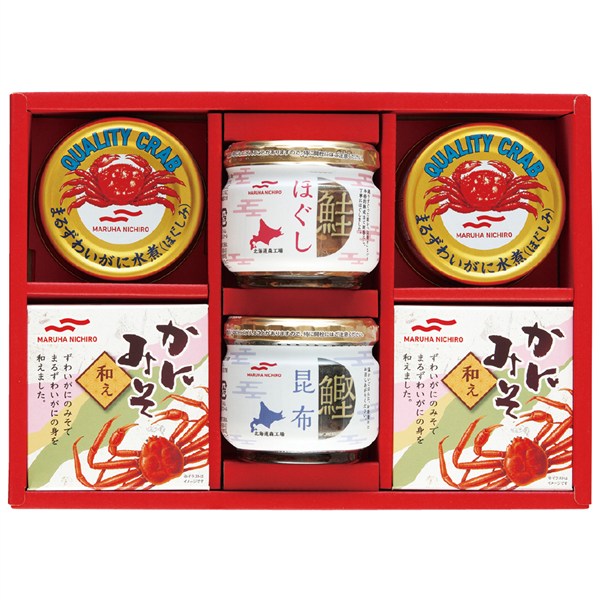 ＜マルハニチロ＞かに・かにみそ缶詰・瓶詰詰合せ