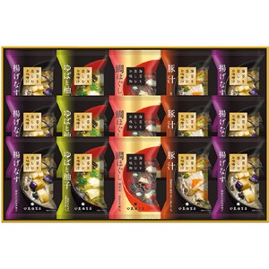 ＜山本海苔店＞「海苔を楽しむお味噌汁」１５食詰合せ