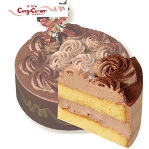 〈銀座コージーコーナー〉クリスマスチョコレートケーキ(5号)【クリスマス】