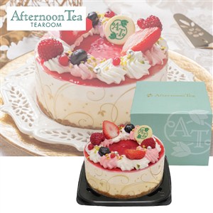 〈アフタヌーンティー･ティールーム〉ベリーのアイスケーキ【クリスマス】