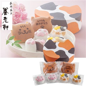 【母の日】〈京都 養老軒〉三毛猫おやつ帖