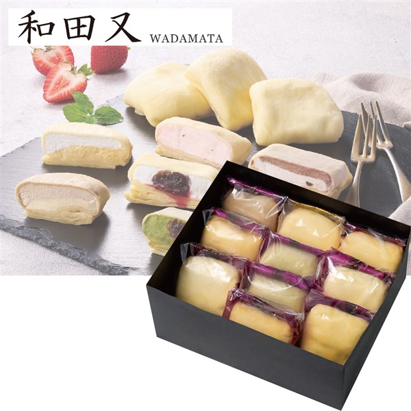 【母の日】〈和田又〉7種の手包みもちっとクレープ 10個