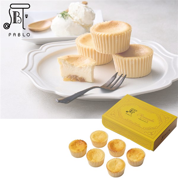 ＜ＰＡＢＬＯ＞アプリコットチーズケーキ６個