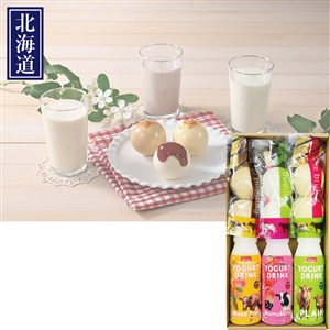 ＜牧家＞3種のドリンクとプリンセット