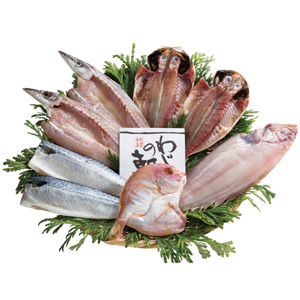 ＜西脇水産＞わじまの朝　５種８枚