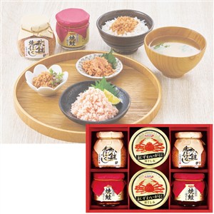 ＜ドウシシャ＞キョクヨー紅ずわいがに＆焼鮭ほぐしバラエティギフト