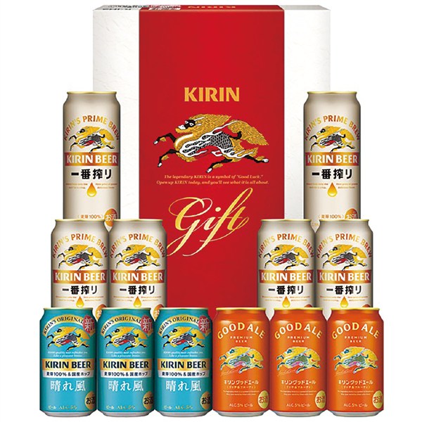 ＜キリン＞キリン一番搾り生ビール・キリンビール 晴れ風・キリングッドエール3種セット