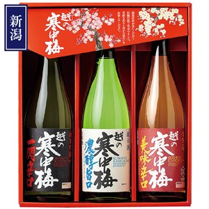 ＜新潟銘醸＞越の寒中梅 味わいセット