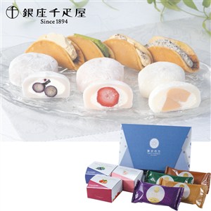＜花園万頭＞銀座フルーツ大福・どらバターサンド詰合せ