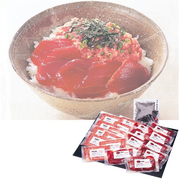 ＜神奈川県漁連＞三崎港直送まぐろ丼の具セット