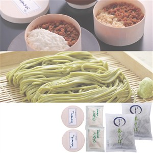 ＜浅草むぎとろ＞近江牛しぐれ煮のとろろごはんと茶そばセット