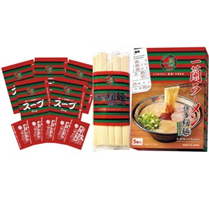 ＜一蘭＞一蘭ラーメン 博多細麺ストレート5食