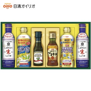 ＜日清オイリオ＞ヘルシーオイル＆キッコーマンしぼりたて生しょうゆギフト