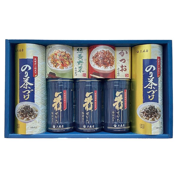 ＜大森屋＞味付海苔・ふりかけ・お茶漬け詰合せ