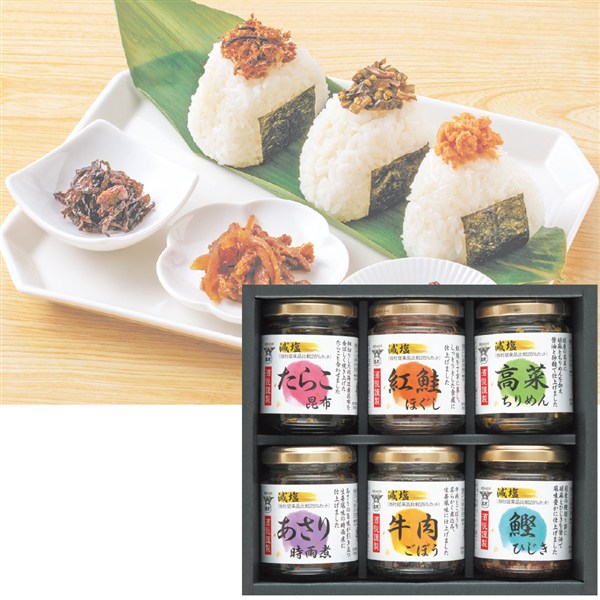 ＜酒悦＞減塩佃煮・惣菜詰合せ瓶詰