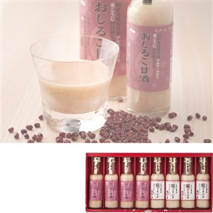 ＜伊勢 糀屋＞糀ドリンク･おしるこ甘酒8本詰合せ