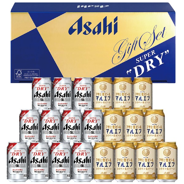 ＜アサヒ＞スーパードライ・アサヒ生ビールダブルセット