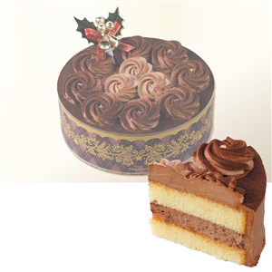 〈銀座コージーコーナー〉 クリスマスチョコレートケーキ（5号）【クリスマス】