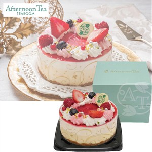 〈アフタヌーンティー･ティールーム〉ベリーのアイスケーキ【クリスマス】